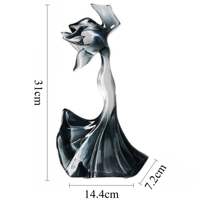 Creative Ornaments Interior Figurines Miniature Sculptures Living Room Office Desk Accessories Modern Decoration Holiday Gifts